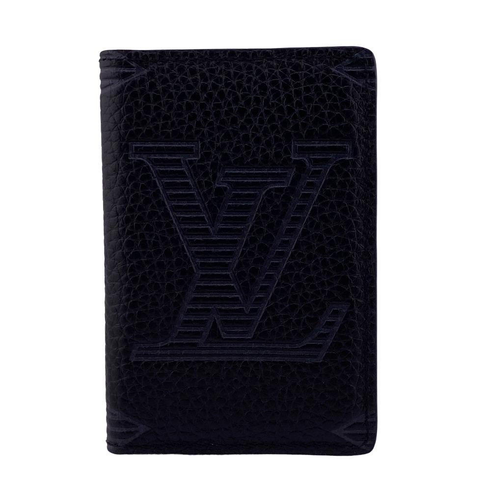 ルイヴィトン 名刺入れ LOUIS VUITTON/ルイヴィトン M80038 オーガナイザー・ドゥ ポッシュ ジャイアントモノグラムシャドウ カードケース ブラック メンズ