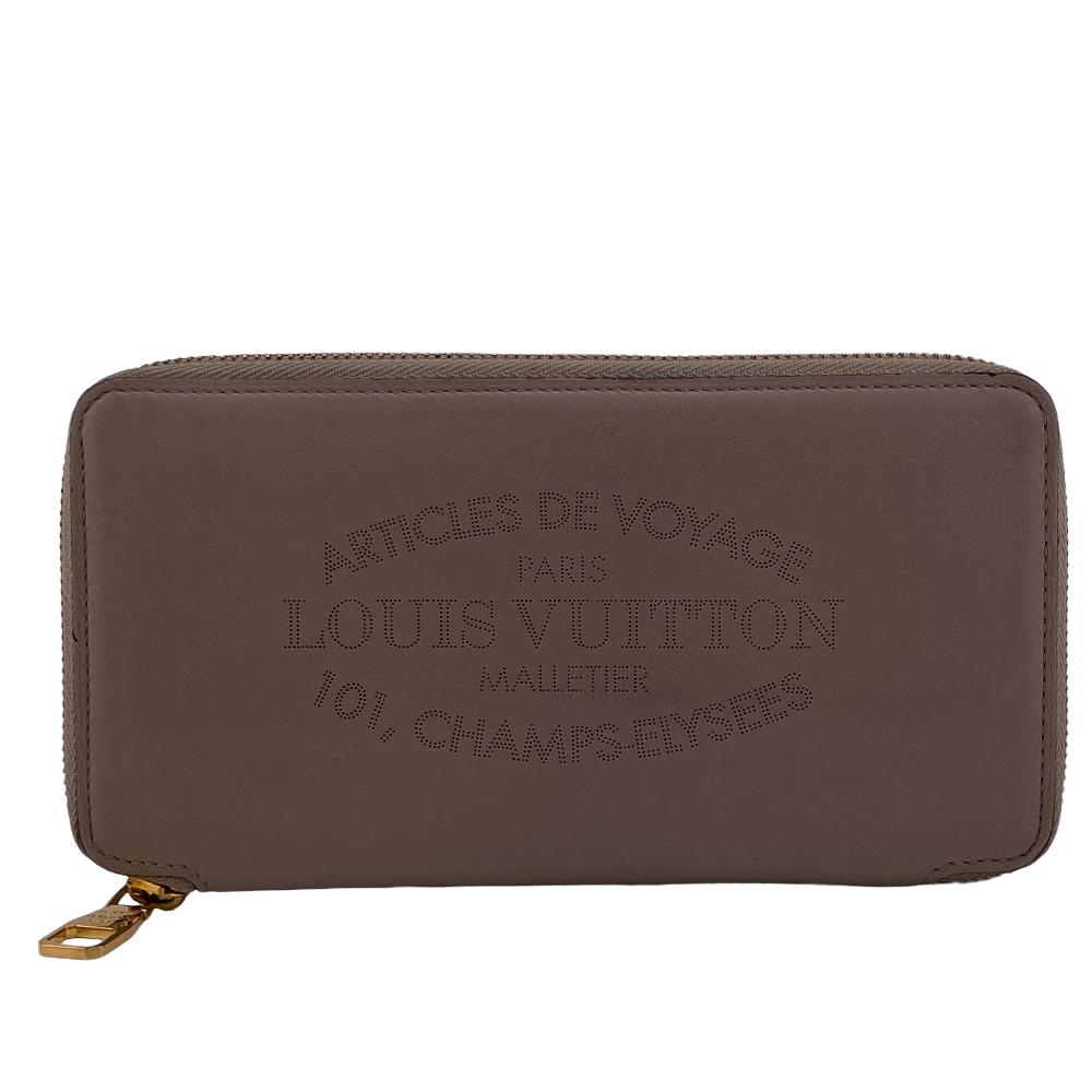 LOUIS VUITTON/ルイヴィトン M58209 ポルトフォイユ イエナ ラウンドファスナー 長財布 ベージュ レディース