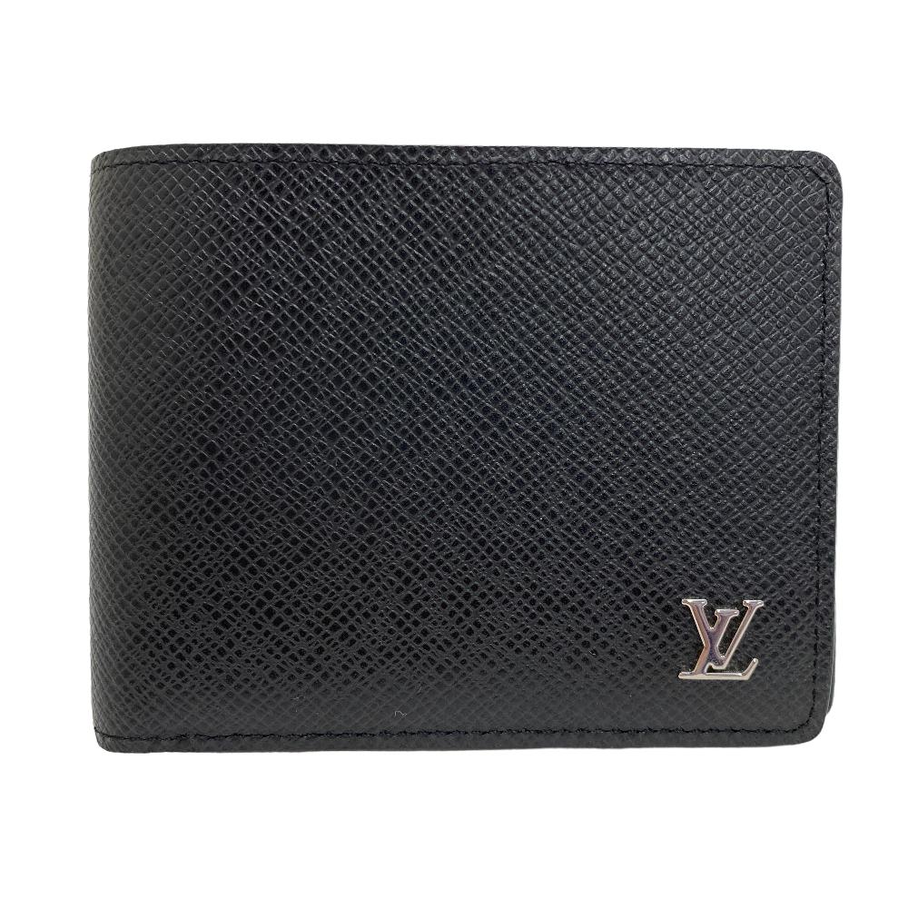 LOUIS VUITTON/ルイヴィトン M30865 ポルトフォイユマルコ タイガ 札入れ ブラック メンズ