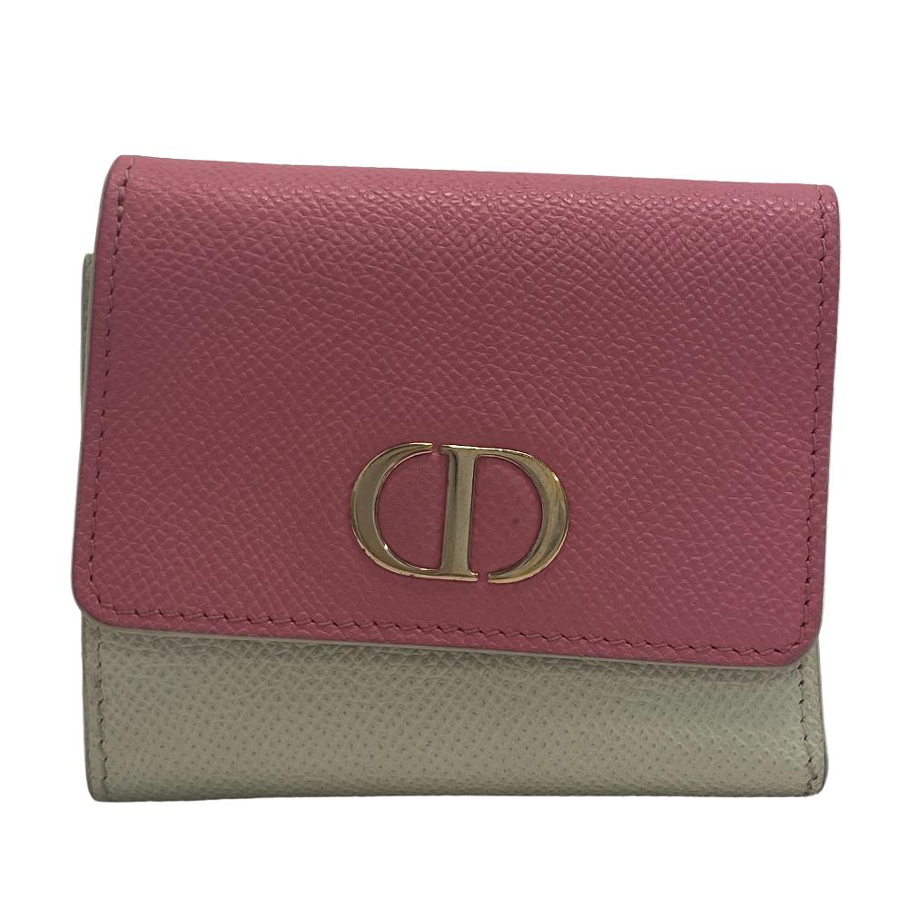 ディオール 財布 レディース（売れ筋ランキング） Dior/ディオール モンテーニュ 三つ折り財布 ピンク レディース