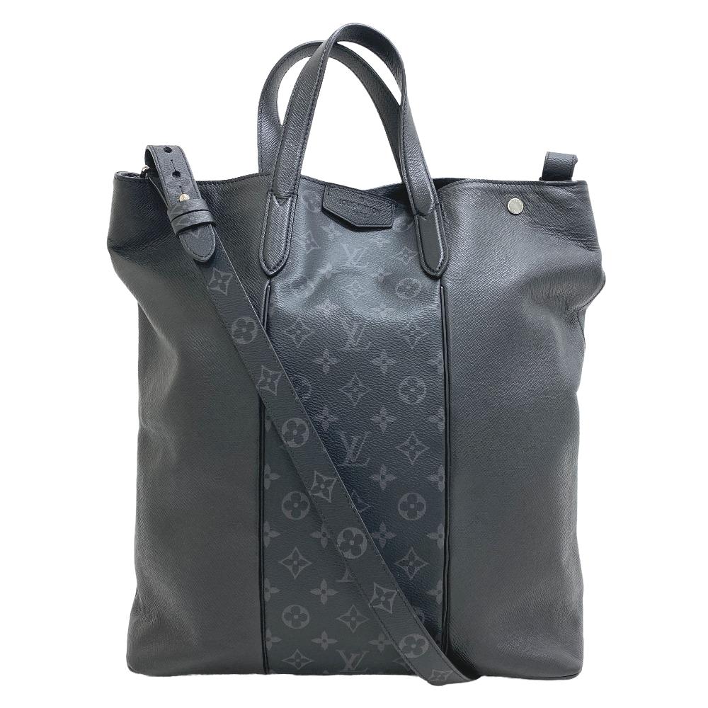 LOUIS VUITTON/ルイヴィトン M30431 2way ショルダーバッグ タイガラマ シティトート トートバッグ ブラック メンズ