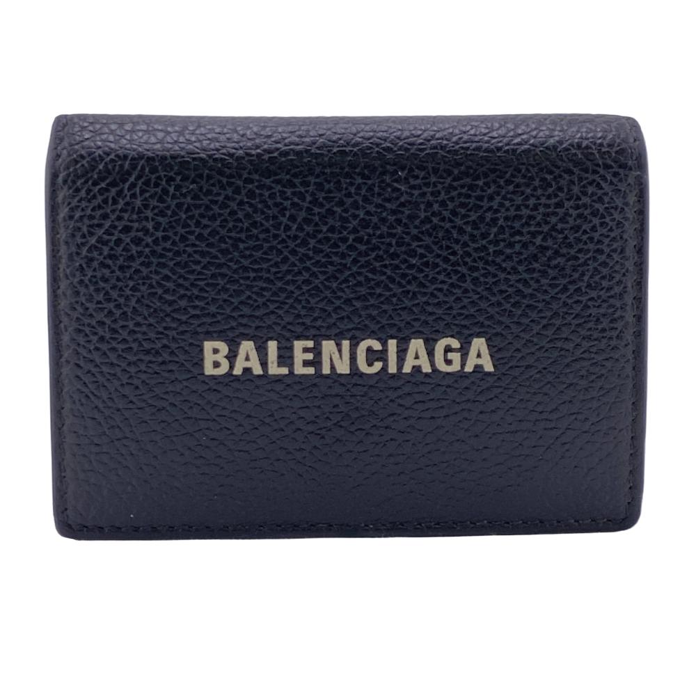 バレンシアガ 三つ折り財布 レディース BALENCIAGA/バレンシアガ 594312 三つ折り財布 ブラック レディース