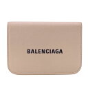 バレンシアガ 革財布 レディース BALENCIAGA/バレンシアガ 593813 エブリデイ 三つ折り財布 ピンク レディース