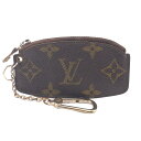 LOUIS VUITTON/ルイヴィトン M62690 エテュイ クレピア モノグラム コインケース ブラウン ユニセックス