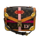 ルイヴィトン　ポシェット LOUIS VUITTON/ルイヴィトン M43628 サマートランク ポシェット・メティス モノグラム ショルダーバッグ ブラウン レディース