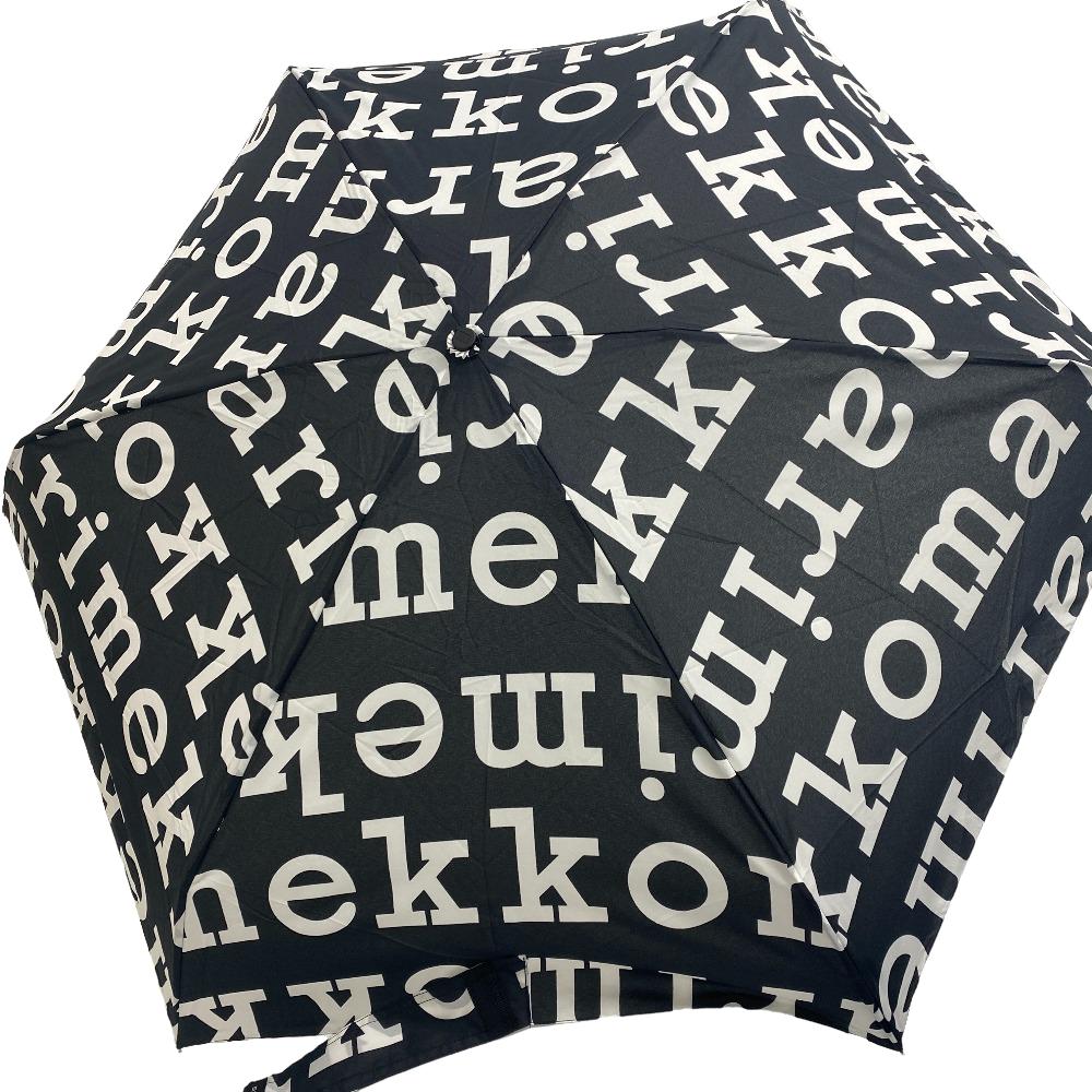 マリメッコ  marimekko/マリメッコ MARILOGO 折り畳み傘 傘 ブラック レディース