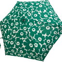マリメッコ  marimekko/マリメッコ MINI MANUAL 折り畳み傘 傘 グリーン レディース