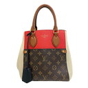 ルイヴィトン ハンドバッグ（レディース） LOUIS VUITTON/ルイヴィトン M45389 フォールドトートPM モノグラム ハンドバッグ レッド レディース