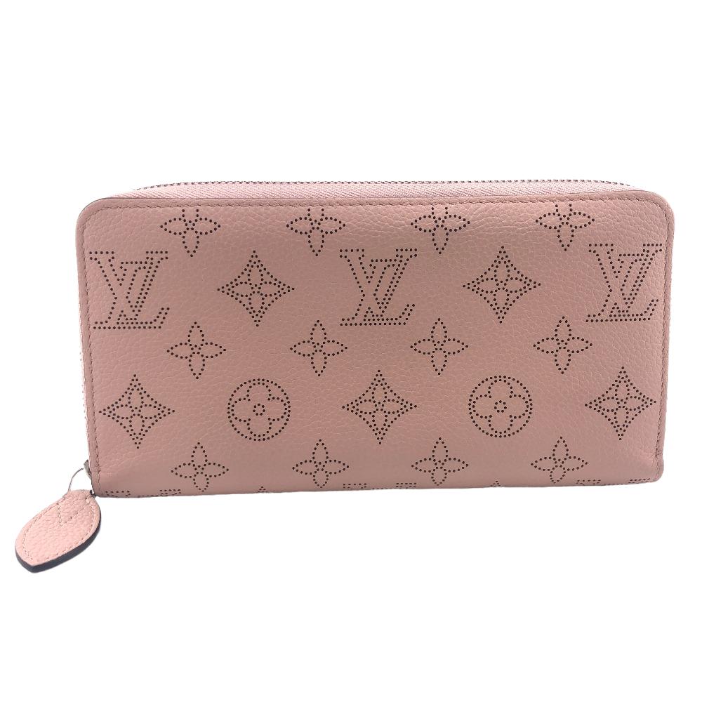 LOUIS VUITTON/ルイヴィトン M61868 ジッピーウォレット ラウンドファスナー マヒナ 長財布 マグノリア レディース