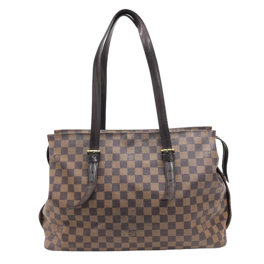 LOUIS VUITTON/ルイヴィトン N51119 チェルシー ダミエ ハンドバッグ ブラウン レディース