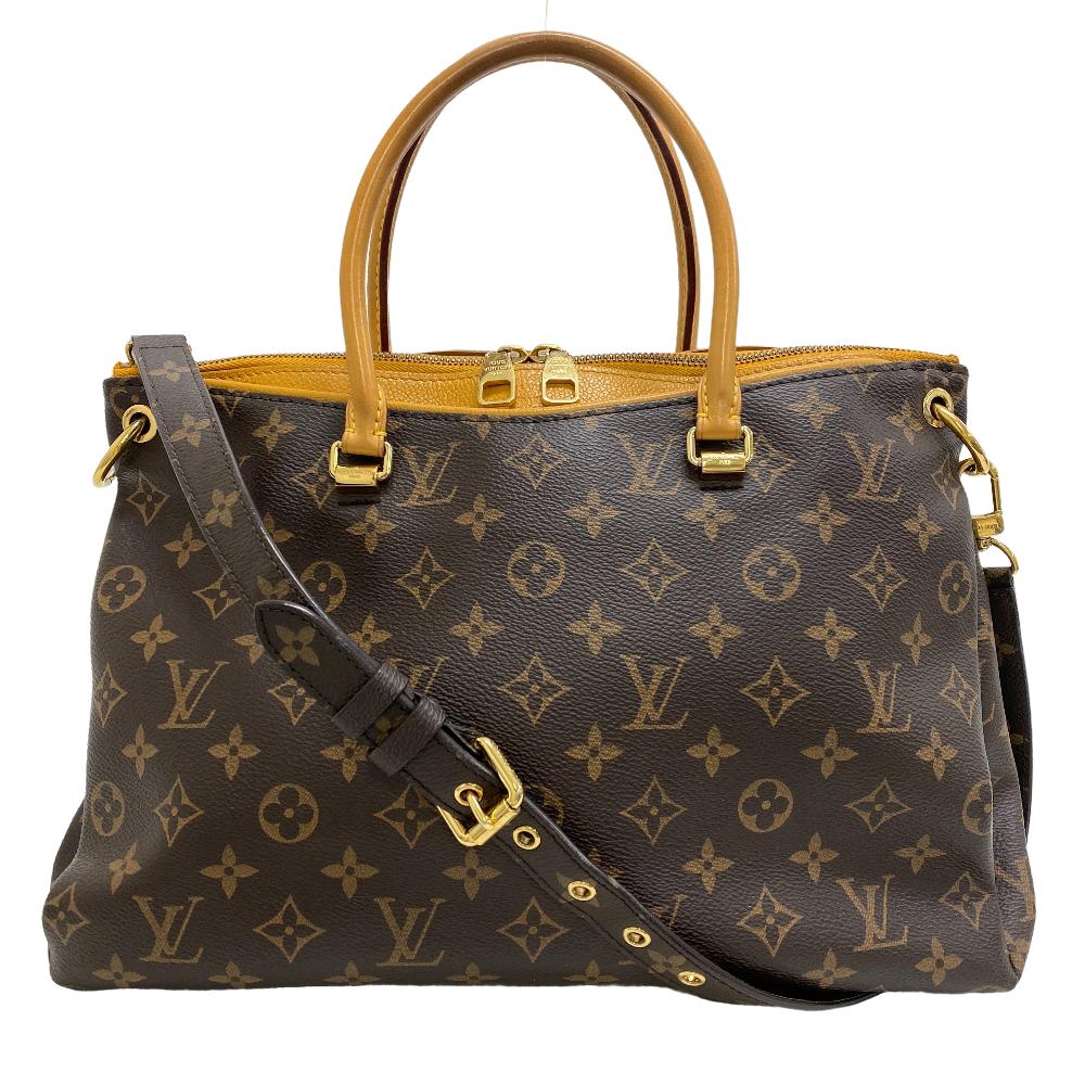 ルイヴィトン ハンドバッグ（レディース） LOUIS VUITTON/ルイヴィトン M40929 パラスMM 2WAY モノグラム ハンドバッグ ブラウン レディース