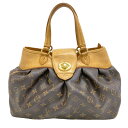 LOUIS VUITTON/ルイヴィトン M45715 ボエシPM モノグラム ハンドバッグ ブラウン レディース