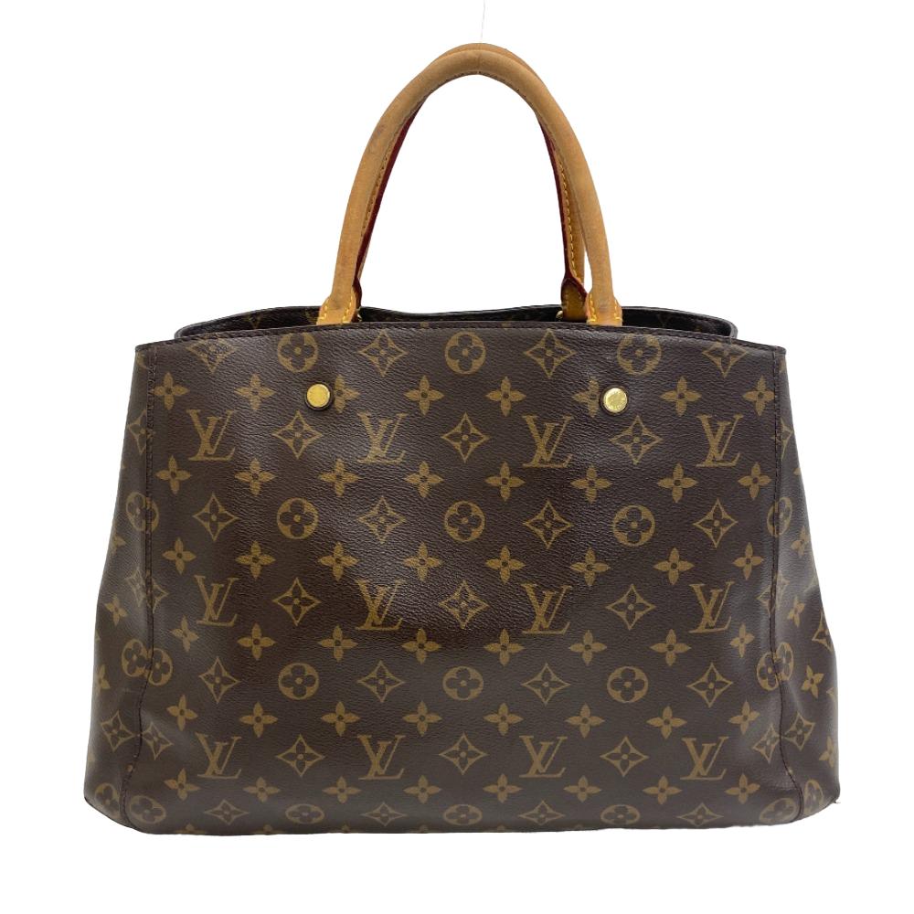 ルイヴィトン ハンドバッグ（レディース） LOUIS VUITTON/ルイヴィトン M41067 モンテーニュGM モノグラム ハンドバッグ ブラウン レディース