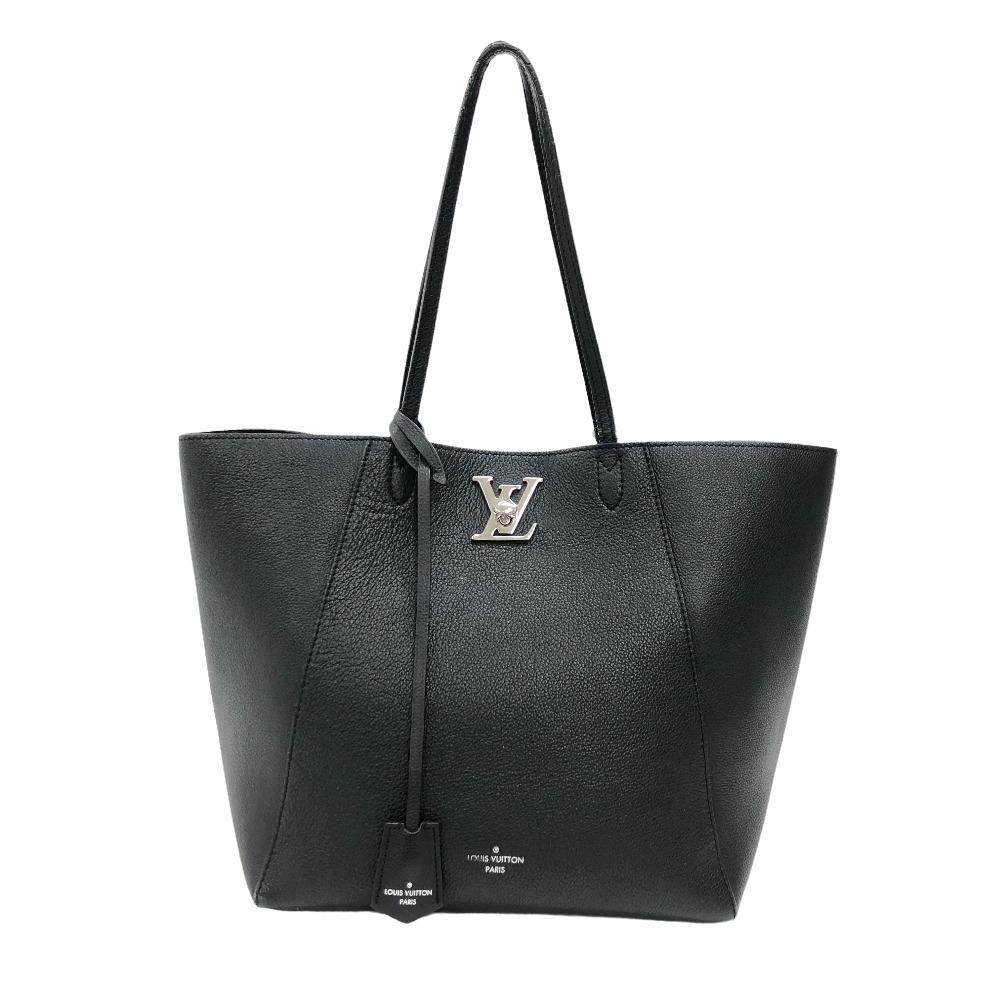 LOUIS VUITTON/ルイヴィトン M42291 LVロゴ ロックミーカバ トートバッグ ブラック レディース