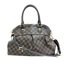 ルイヴィトン バッグ ダミエ（レディース） LOUIS VUITTON/ルイヴィトン N51997 トレヴィ ショルダーバッグ ダミエ ハンドバッグ ブラウン レディース