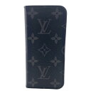 LOUIS VUITTON/ルイヴィトン iPhone6 ケース モノグラムエクリプス フォリオ 携帯・スマホアクセサリー ブラック メンズ