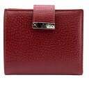 GUCCI/グッチ 115091 オールドグッチ 二つ折り財布 レッド ユニセックス