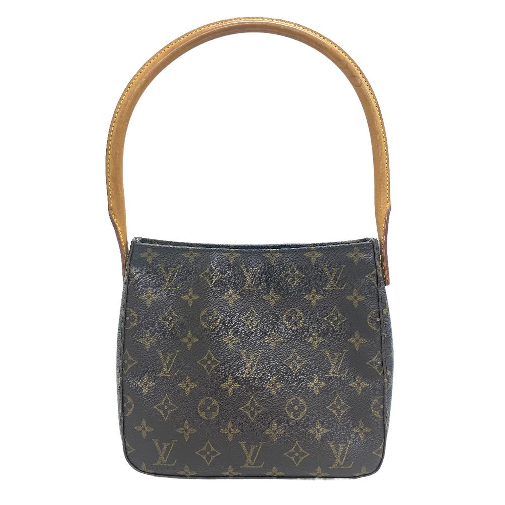 ショルダーバッグ LOUIS VUITTON/ルイヴィトン M51146 ルーピングMM モノグラム ショルダーバッグ ブラウン レディース