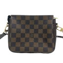 ショルダーバッグ LOUIS VUITTON/ルイヴィトン N51982 トゥルースメイクアップ ダミエ ショルダーバッグ ブラウン レディース