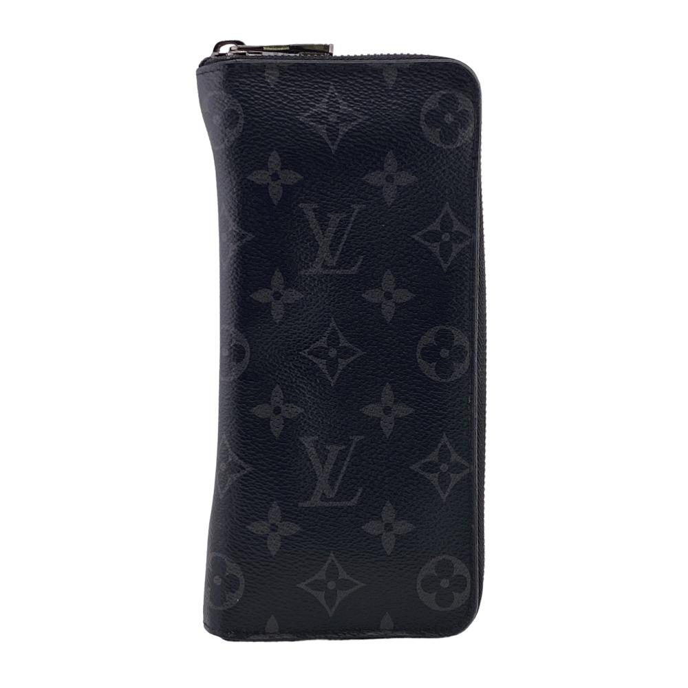 ルイヴィトン モノグラム財布（メンズ） LOUIS VUITTON/ルイヴィトン M62295 ジッピーウォレットヴェルティカル モノグラム エクリプス 長財布 ブラック メンズ