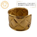 【すぐ使える5%OFFクーポン】CHANEL シャネル ココマーク マトラッセ バングル 腕 手首 ブレスレット 大きめ ブランド ゴールド レディース おすすめ 人気