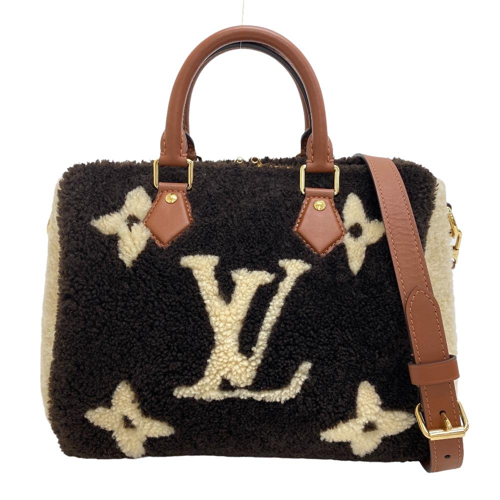 ルイヴィトン ハンドバッグ（レディース） LOUIS VUITTON/ルイヴィトン M55422 スピーディ・バンドリエール25 2WAY ショルダーバッグ モノグラムテディ ハンドバッグ ブラウン レディース