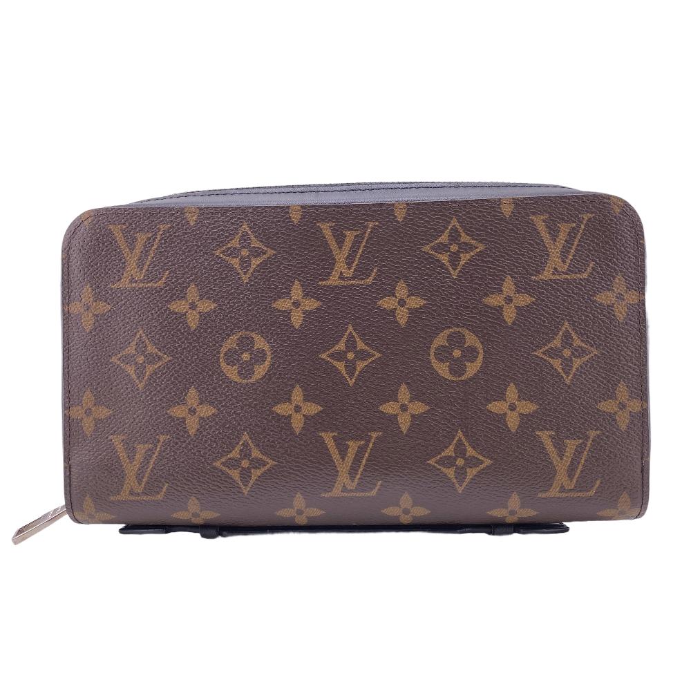 ルイ・ヴィトン 長財布 メンズ LOUIS VUITTON/ルイヴィトン M61506 ジッピーXL ラウンドファスナー モノグラムマカサー 長財布 ブラウン -