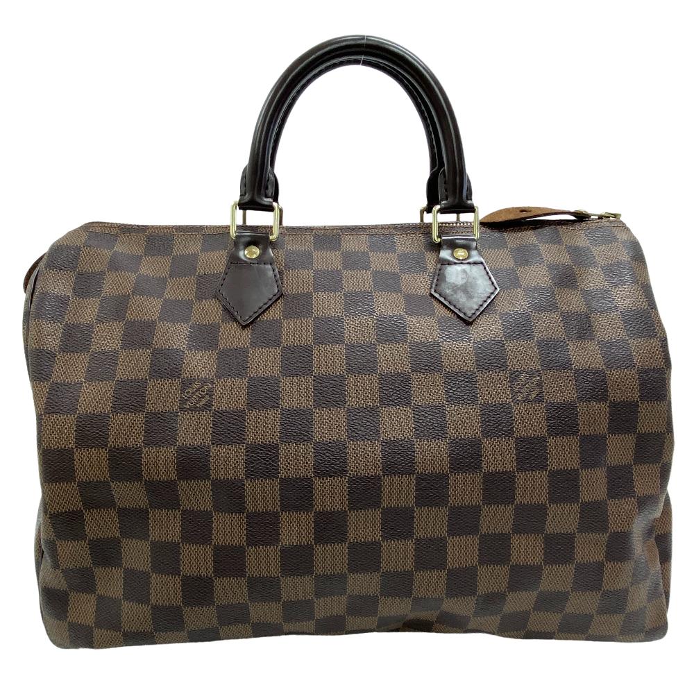 LOUIS VUITTON/ルイヴィトン N41523 スピーディ35 ダミエ ミニボストンバッグ ブラウン ユニセックス