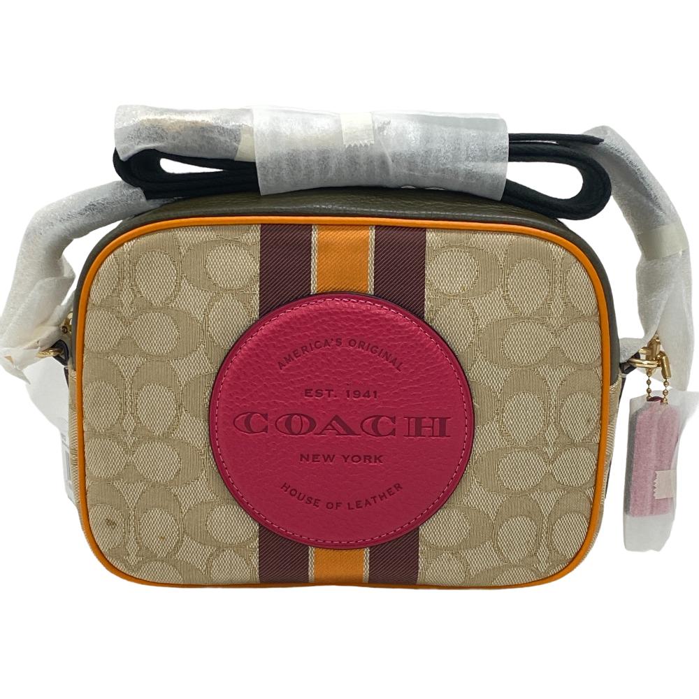 COACH/コーチ 1912 DEMPSEY CAMERA BAG アウトレット シグネチャー IMR1U ショルダーバッグ ベージュ レディース