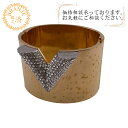 【すぐ使える5%OFFクーポン】LOUIS VUITTON ルイヴィトン ルイヴィトン ルイビトン M68157 エセンシャルV ラインストーン バングル 腕 手首 ブレスレット 大きめ ブランド ゴールド ユニセックス おすすめ 人気