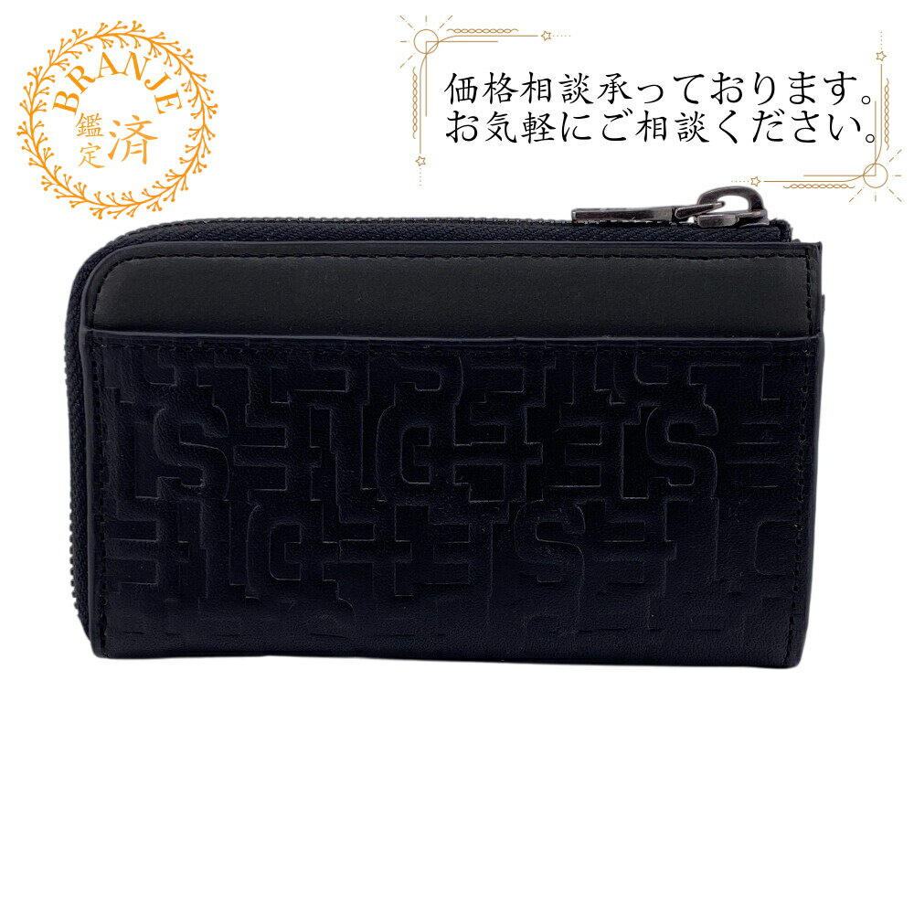 【すぐ使える5%OFFクーポン】DIESEL ディーゼル X09339 P0556 T8004 キーケース ブランド ブランド品 スマートキー コイン キーリング ブラック メンズ おすすめ 人気