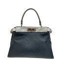 【すぐ使える5%OFFクーポン】FENDI フェンディ 8BN290 ピーカブー ミディアム 銀座限定 ハンドバッグ バッグ カバン ブランド かわいい ハイブランド レディース ネイビー レディース おすすめ 人気