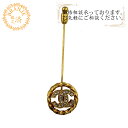 【すぐ使える5%OFFクーポン】CHANEL シャネル ピンブローチ ヴィンテージ 1058 ココマーク ブローチ ゴールド ユニセックス おすすめ 人気