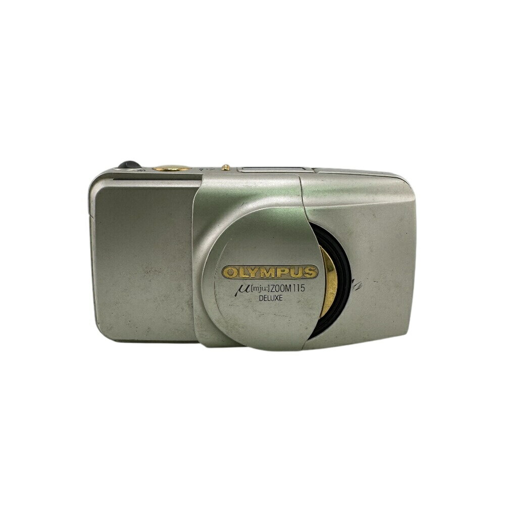 μ (mju) Zoom 115 DELUX コンパクトフィルムカメラ オリンパス フィルムカメラ シルバー ユニセックス