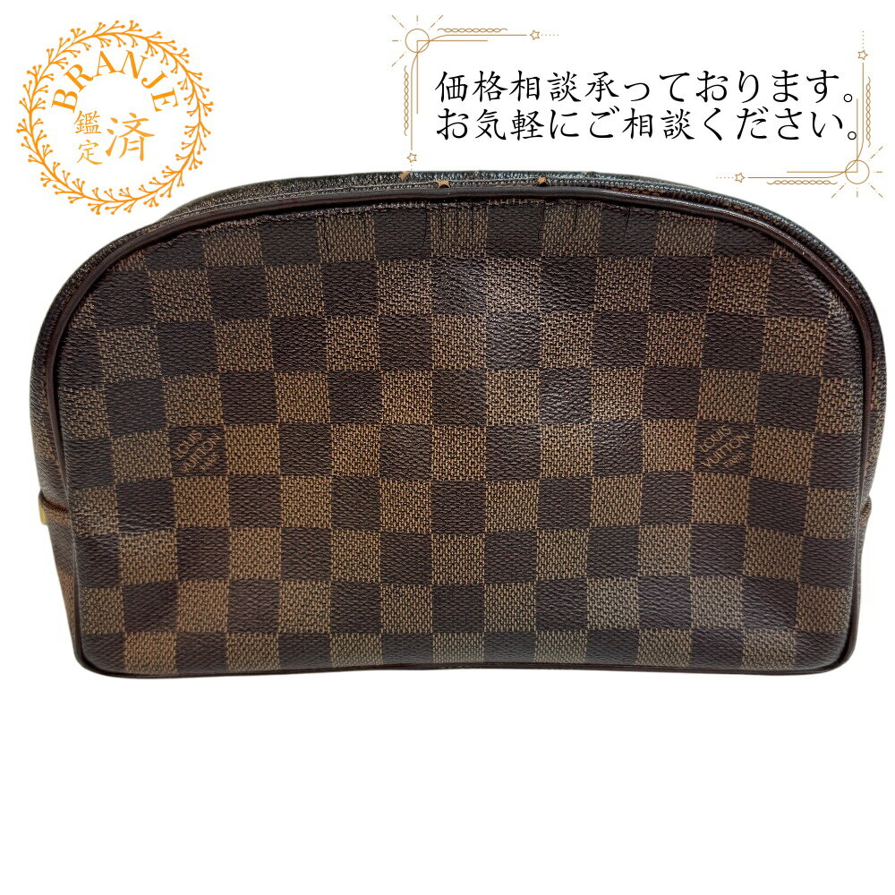 LOUIS VUITTON ルイヴィトン ルイヴィトン N47624 トゥルーストワレット25 ダミエ セカンドバッグ バッグ カバン ブランド クラッチバッグ メンズ レディース ブラウン ユニセックス