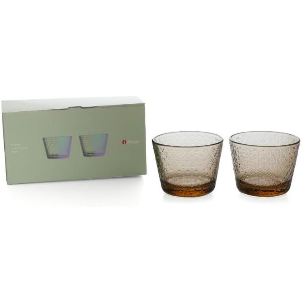 乐天商城 - イッタラ ツンドラ タンブラー 160ml ペア リネン 368085 ペアグラス 北欧食器 ガラスグラス 北欧デザイン グラスセット 新品