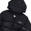 ＼5/2 23:59迄★50％OFFクーポン対象半額以下★期間限定セール／【中古】モンクレール/MONCLER PERNON ダウンジャケット 防寒アウター F29541B50220 54A6F キッズ 大人着用可 秋冬 ロゴ 長袖 ライン 子供服 黒 14A モンクレール ダウンジャケット★51LE98