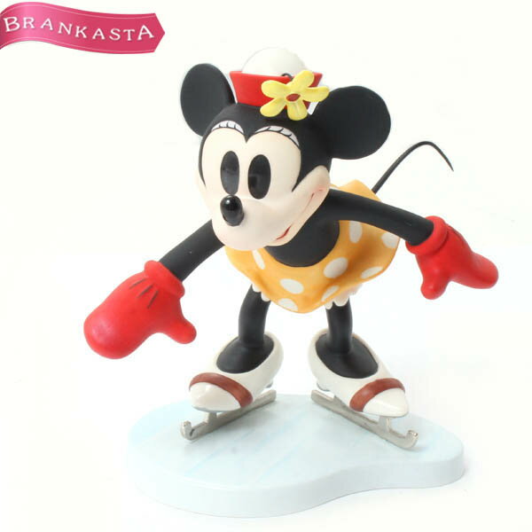 ＼5/16 23:59迄★60％OFFクーポン対象★期間限定セール／【中古】WDCC(Walt Disney Classics Collection) ディズニー ミニー わーい スケート オン アイス 黒 赤 水色 Minnie On Ice クラシックコレクション★19xw64