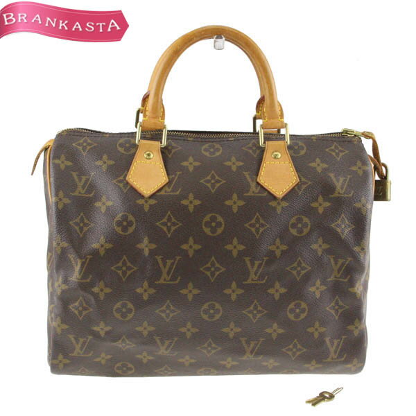 ＼5/12 23:59迄★10％OFFクーポン対象★お買い物マラソン／【中古】ルイヴィトン/LOUIS VUITTON モノグラム スピーディ30 ハンドバッグ 鞄 M41526 TH0061 レディース ミニボストンバッグ ルイ・ヴィトン ビトン ルイビトン ヴィトンバッグ バッグ★04BA10