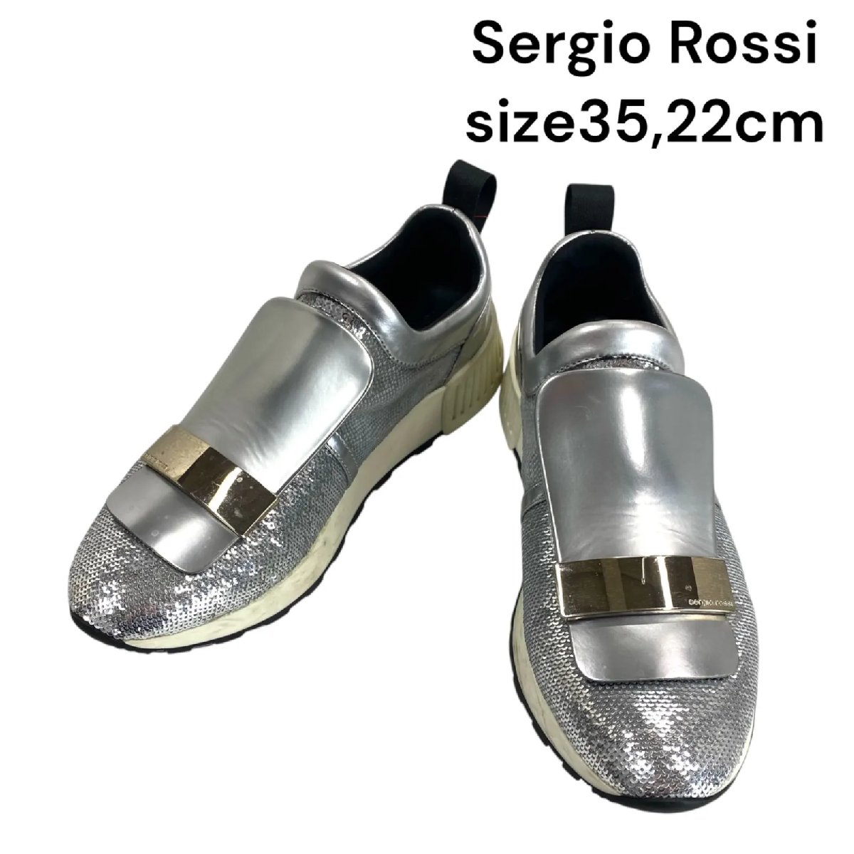 Sergio Rossi シルバー ビジュー付き フラットシューズ 楽天市場】Sergio Rossi セルジオロッシ フラットシューズ SR TWENTY