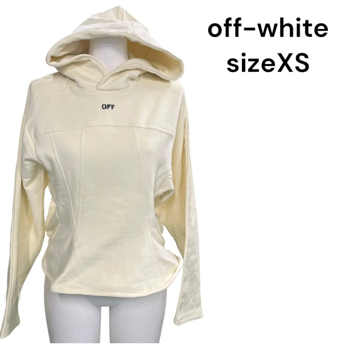 オフホワイト OFF-WHITE スウェット 衣料品 トップス コットン レディース ブラック系 OWBA079F24FLE002 【中古】 Off-White - 希少✨ off-white オフホワイト 花柄 トレーナー
