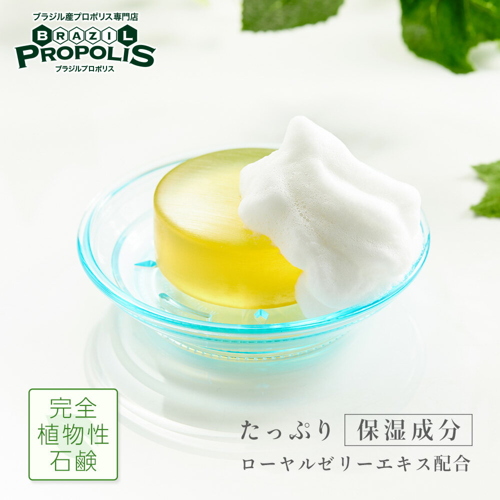 プロポリス入り石鹸 プロポリッチソープ 100g フェイス・ボディー両用 プロポリス 石けん せっけん プ..