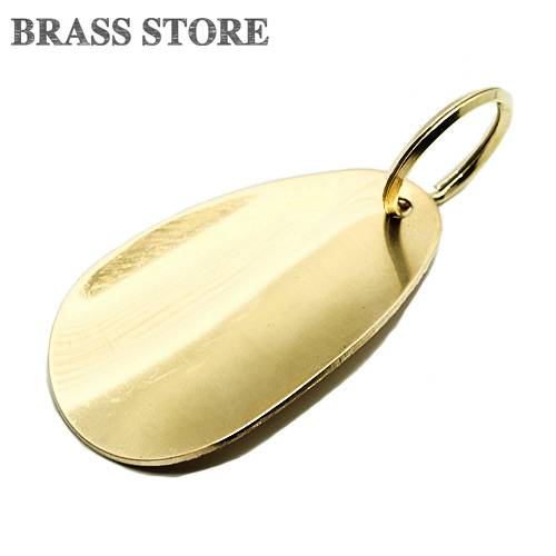 楽天真鍮雑貨 BRASS STOREBRASS STORE ブラスストア / 真鍮 靴べら（エッグ）/ 靴ベラ くつべら 靴ベラ 靴 銀 ゴールド ブラスビジネス キーリング プレゼント ギフト メンズ レディース 軽い 軽量