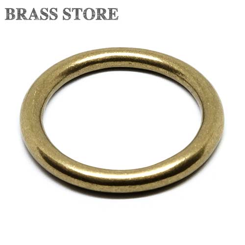 乐天商城 - BRASS STORE ブラスストア / 真鍮 丸カン (47mm）/ ブラス パーツ リング カスタム 輪っか キーホルダー キーリング 二重カン レザークラフト バッグ 付属品 手芸用品 brass