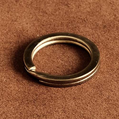 BRASS STORE ブラスストア / 3個セット 真鍮製 平押し二重リング（直径28mm）/ ゴ...