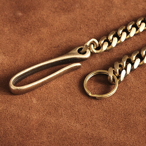 BRASS STORE ブラスストア / ショート 33cm 真鍮ウォレットチェーン （ツリバリフ...