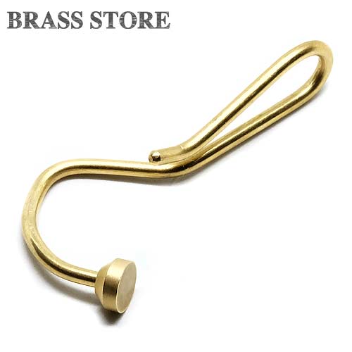Rakuten - BRASS STORE ブラスストア /真鍮 ひねり キーホルダー（ゴールド）/ キーリング キーチェーン ゴールド ストラップ 縁起物 干支 チャーム ペンダント 二重カン 雑貨 ビンテージ