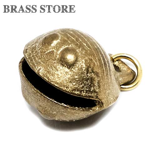 BRASS STORE ブラスストア / 丸カン付き 真鍮 虎鈴 キーホルダー（XXL）/ ブラス 銅 トラ タイガー 鈴 ..