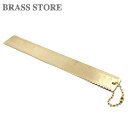 BRASS STORE ブラスストア /真鍮 定規(ギザギザ)/ ブラス メジャー ルーラー カッパー 雑貨 子供 教材 デスク グッズ 文房具 インチ ゴール...