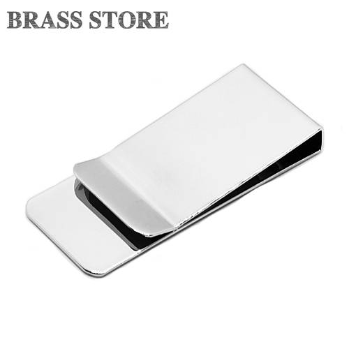 BRASS STORE ブラスストア / ニッケル マネークリップ （シルバー） / 銀色 札ばさみ 札入れ 財布 コインケース ミニウォレット シンプル メンズ 雑貨 ビンテージ